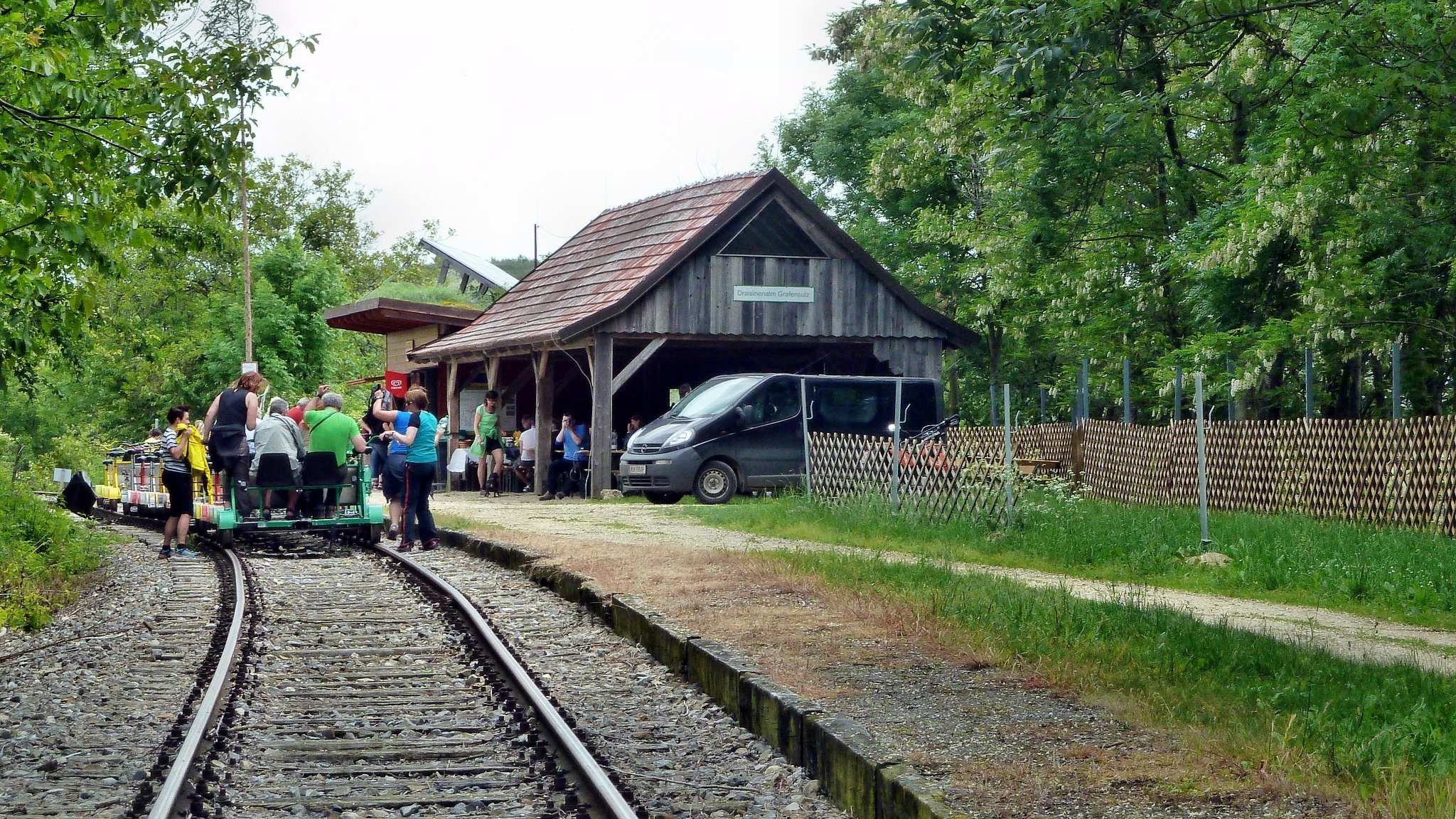 Železniční trať z Ernstbrunnu do Asparnu an der Zaya, foto Hana Slabáková