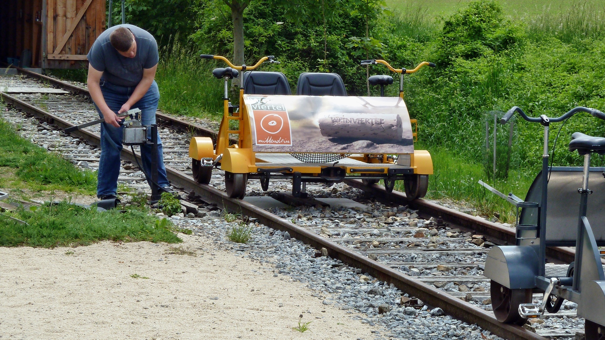 Železniční trať z Ernstbrunnu do Asparnu an der Zaya, foto Hana Slabáková